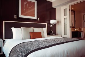 luxurious hotel room