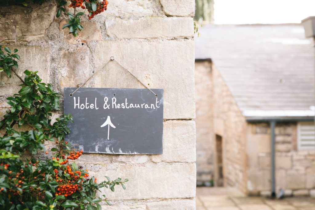 hotel & restaurant signage