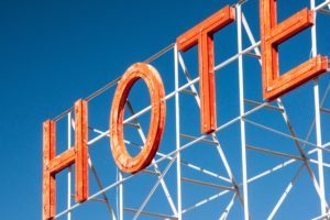 hotel sign
